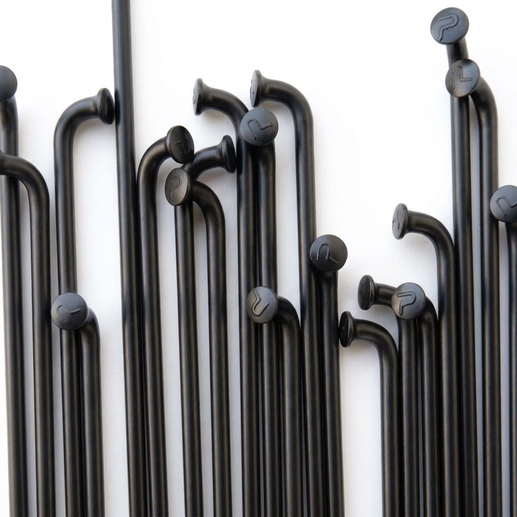 PILLAR RACING SPOKES - P14 BLACK TITANIUM (18 pack)
