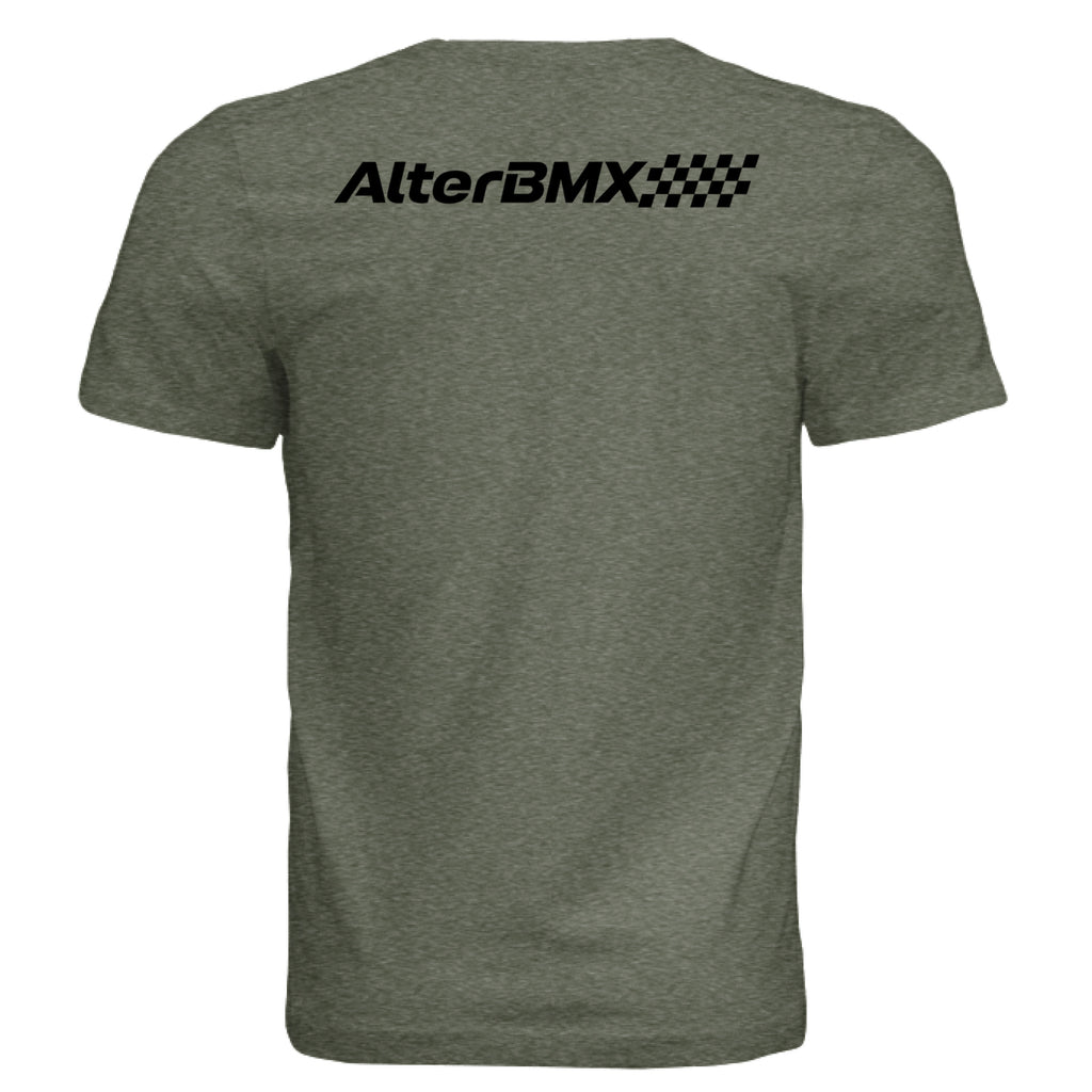 Military Green Triblend - BACK